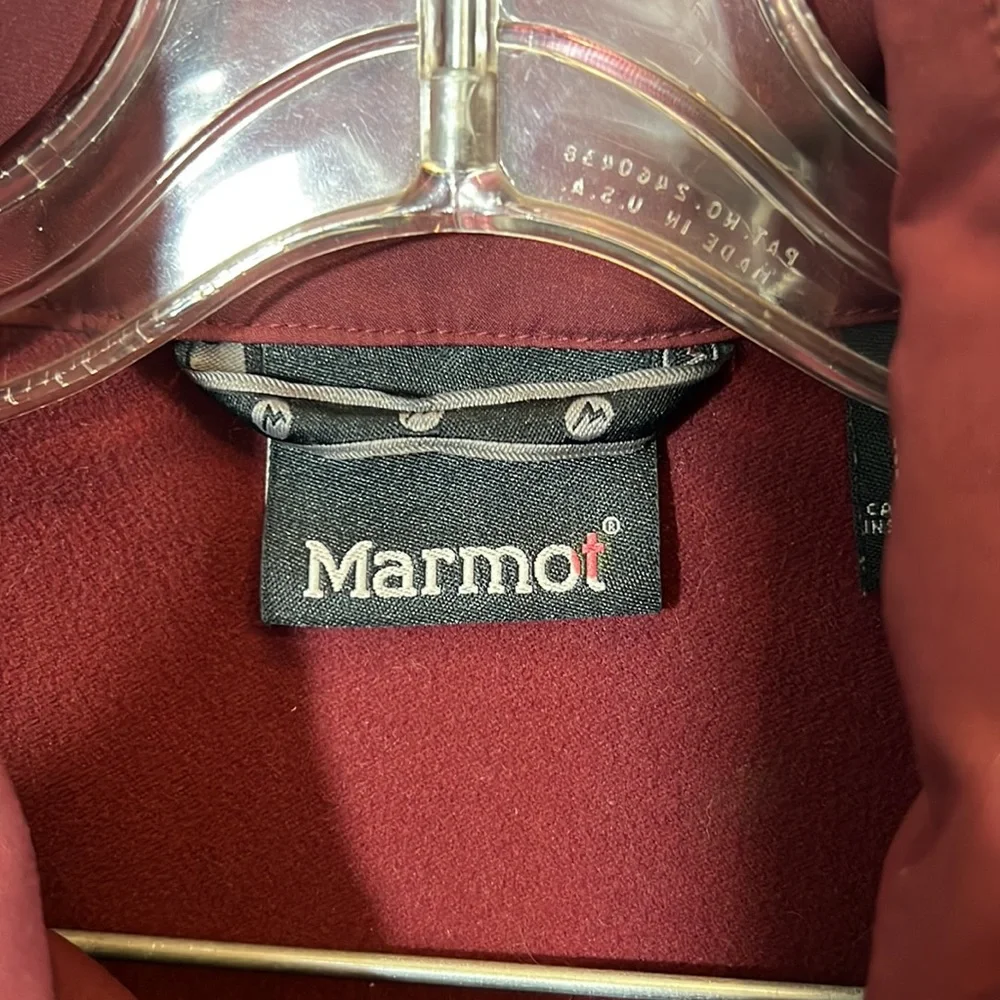 Marmot burgundy jacket size Medium